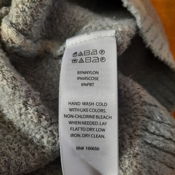 Rachel Zoe Womens Camo Pattern Cowl Neck Long Sleeve Sweater Size XL - Picture 4 of 5